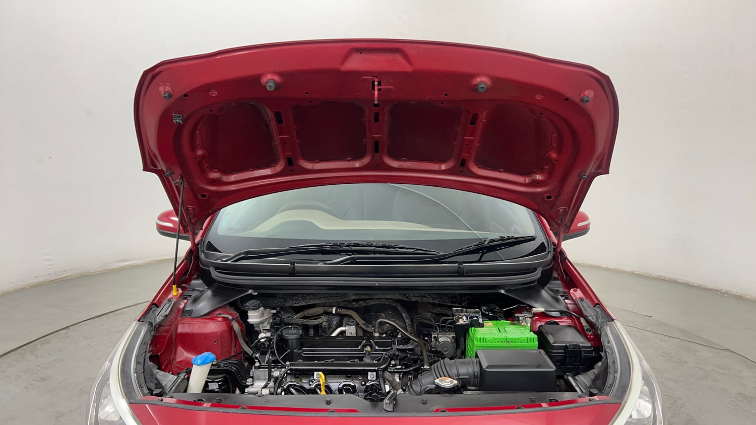 Used 2015 Hyundai Elite i20 Asta 1.2 Petrol Manual engine ENGINE & BONNET OPEN FRONT VIEW