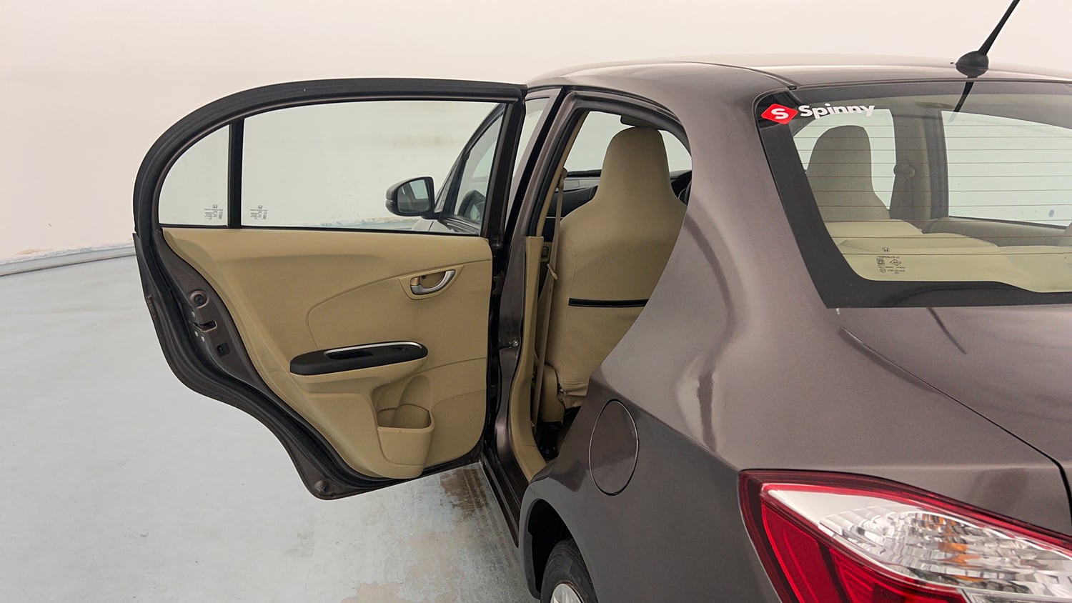 Used 2016 Honda Amaze 1.2 SX i-VTEC Petrol Manual interior LEFT REAR DOOR OPEN VIEW