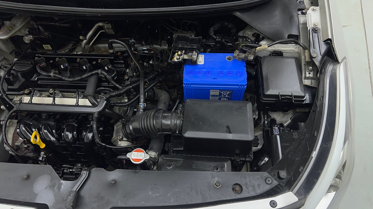 Used 2018 Hyundai Elite i20 Asta 1.2 (O) Petrol Manual engine ENGINE LEFT SIDE VIEW