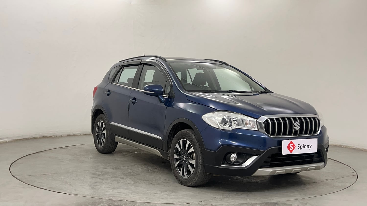 Used 2021 Maruti Suzuki S-Cross Zeta Petrol Manual exterior RIGHT FRONT CORNER VIEW