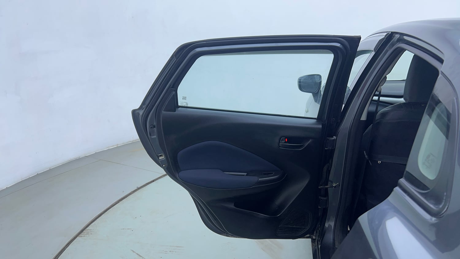 Used 2022 Maruti Suzuki Baleno Sigma MT Petrol Manual interior LEFT REAR DOOR OPEN VIEW