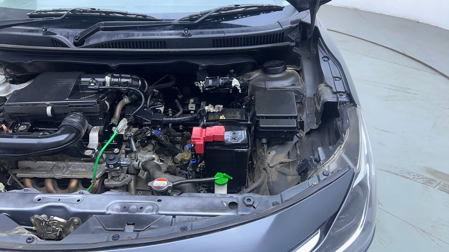 Used 2022 Maruti Suzuki Baleno Sigma MT Petrol Manual engine ENGINE LEFT SIDE VIEW
