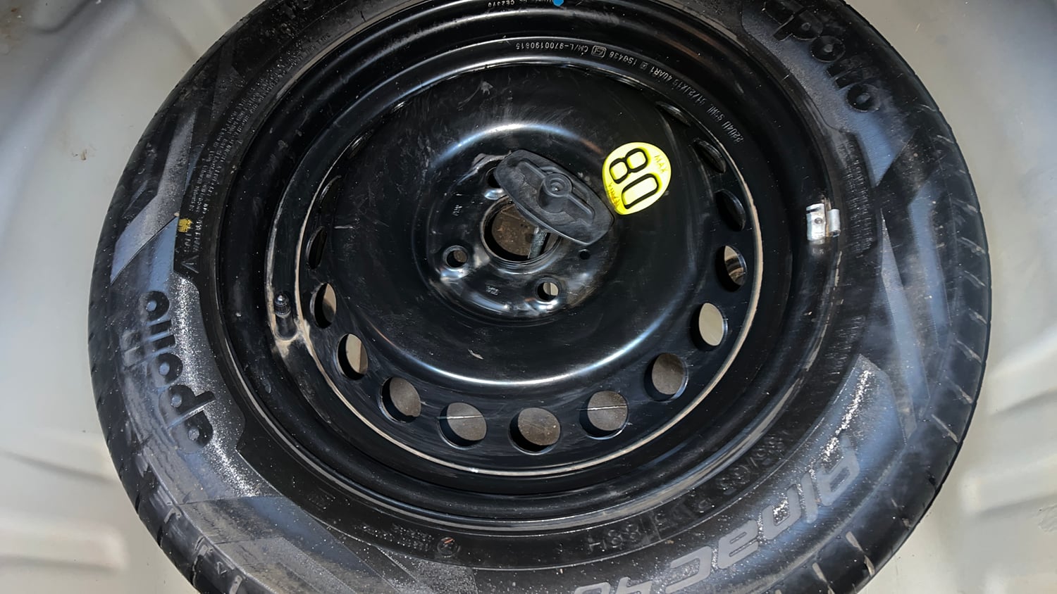 Used 2022 Maruti Suzuki Baleno Alpha MT Petrol Manual tyres SPARE TYRE VIEW