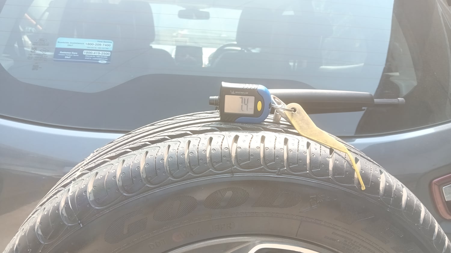 Used 2020 Ford EcoSport S MT 1.5 Ti-VCT Petrol Manual tyres SPARE TYRE VIEW