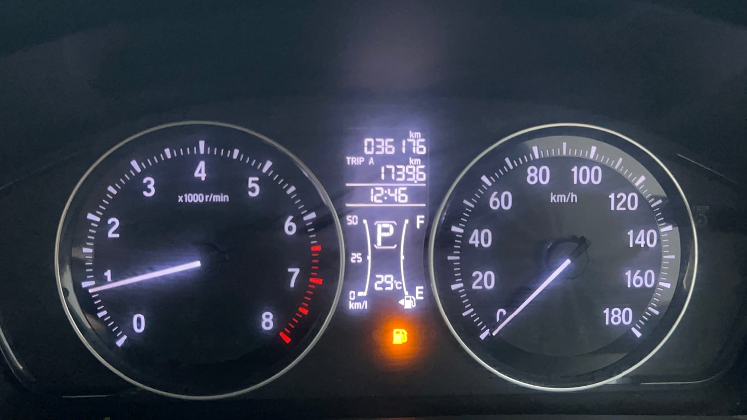 Used 2019 Honda Amaze 1.2 V CVT Petrol Petrol Automatic interior CLUSTERMETER VIEW