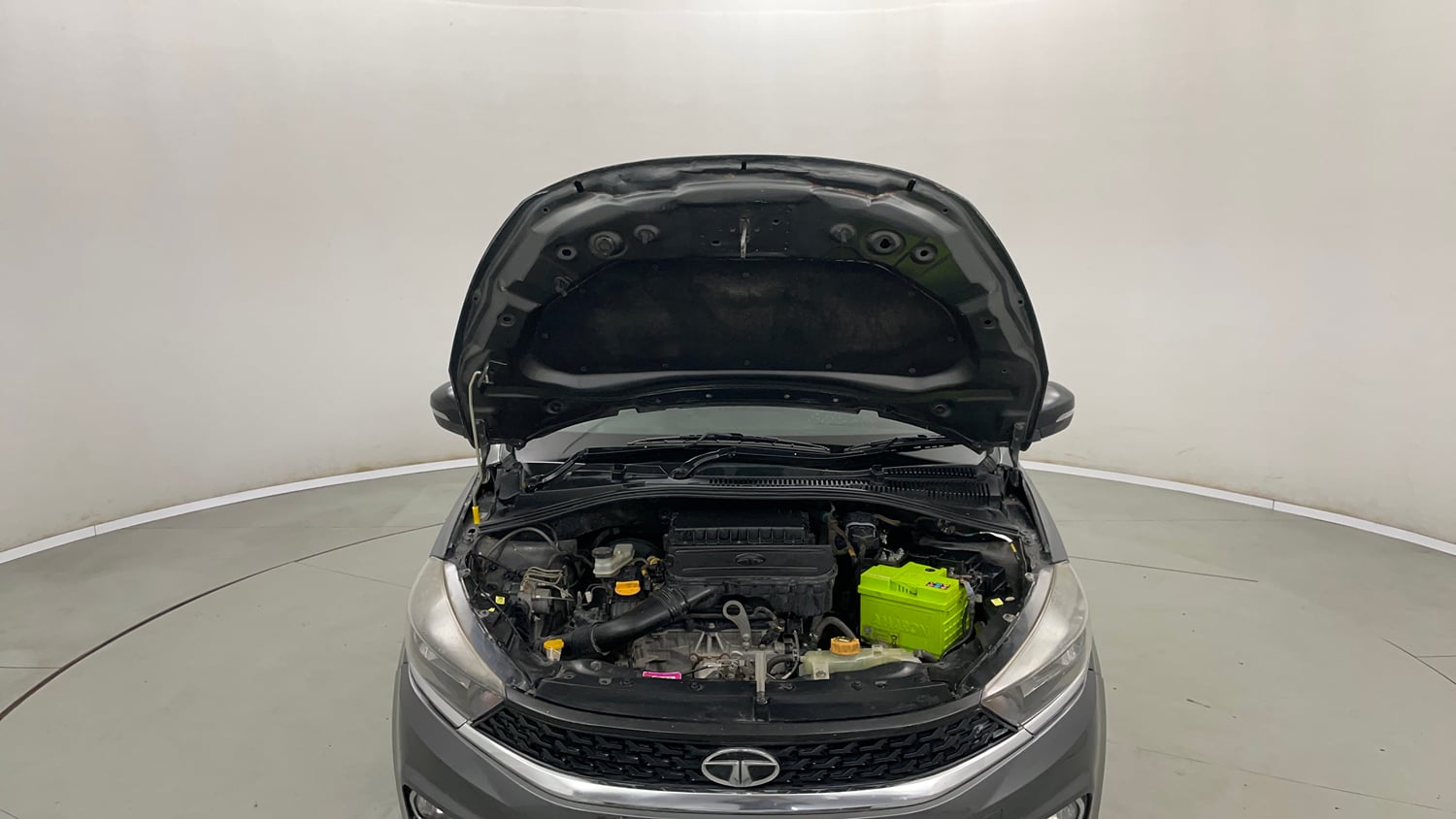 Used 2021 Tata Tiago XZ Plus Petrol Manual engine ENGINE & BONNET OPEN FRONT VIEW