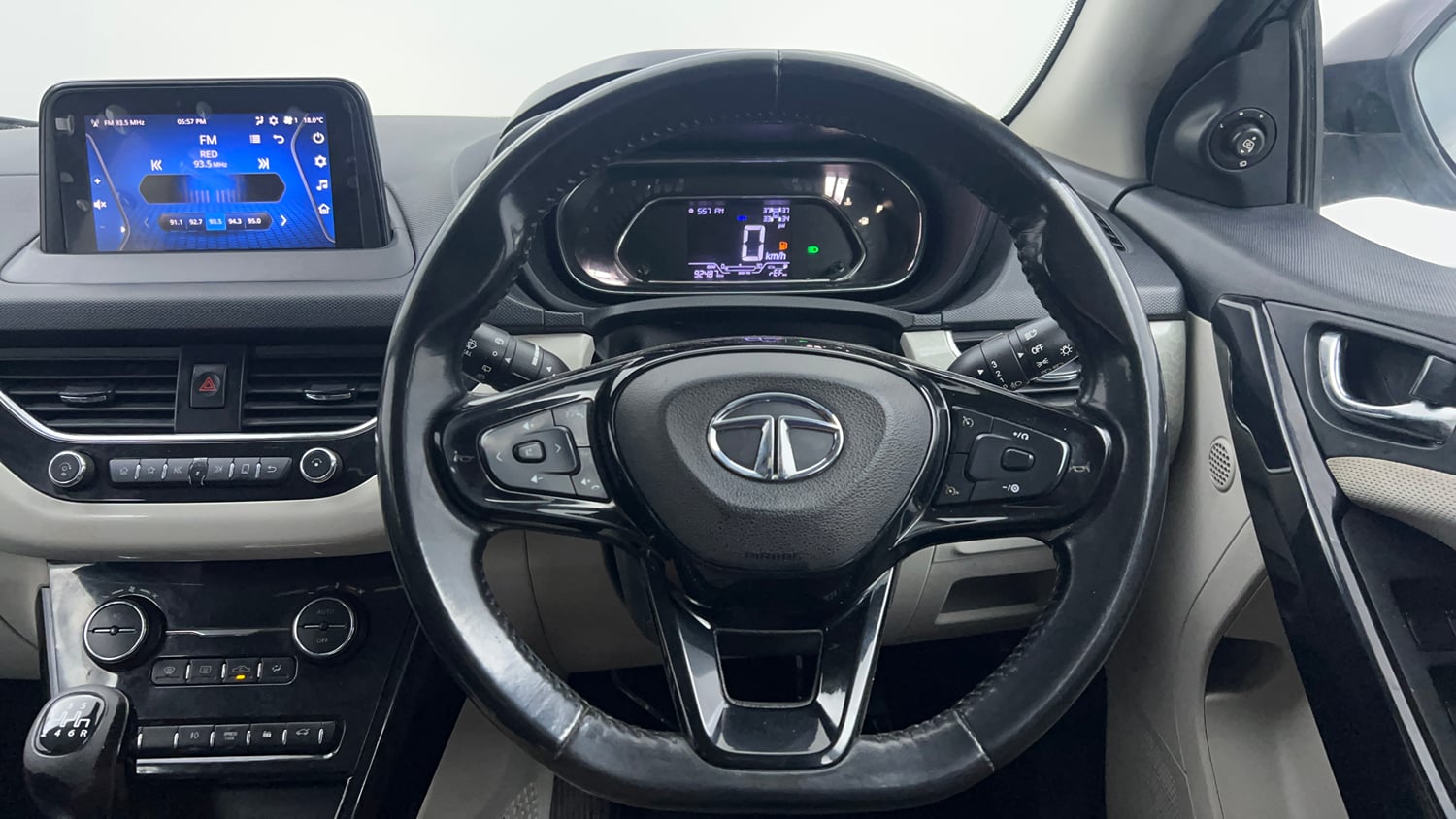 Used 2020 Tata Nexon XZ Plus (O) Dual Tone Petrol Manual interior STEERING VIEW