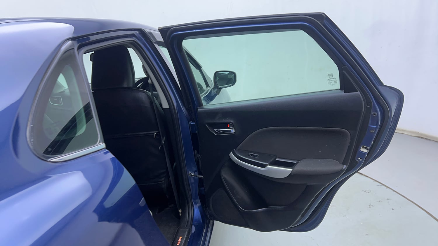 Used 2018 Maruti Suzuki Baleno Alpha 1.2 AT Petrol Automatic interior RIGHT REAR DOOR OPEN VIEW