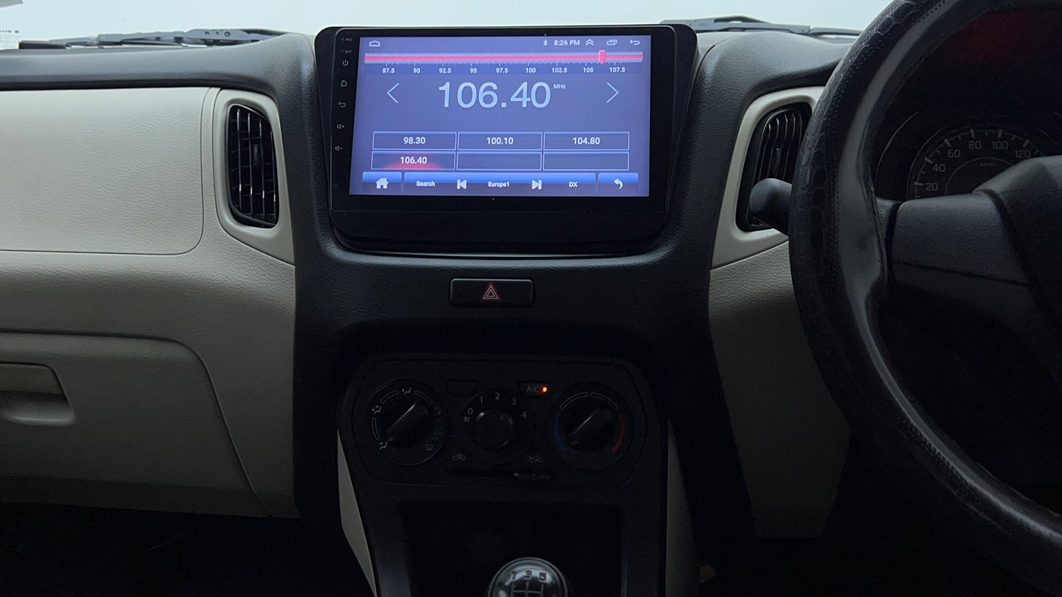 Used 2020 Maruti Suzuki Wagon R LXi 1.0 CNG Cng Manual interior MUSIC SYSTEM & AC CONTROL VIEW