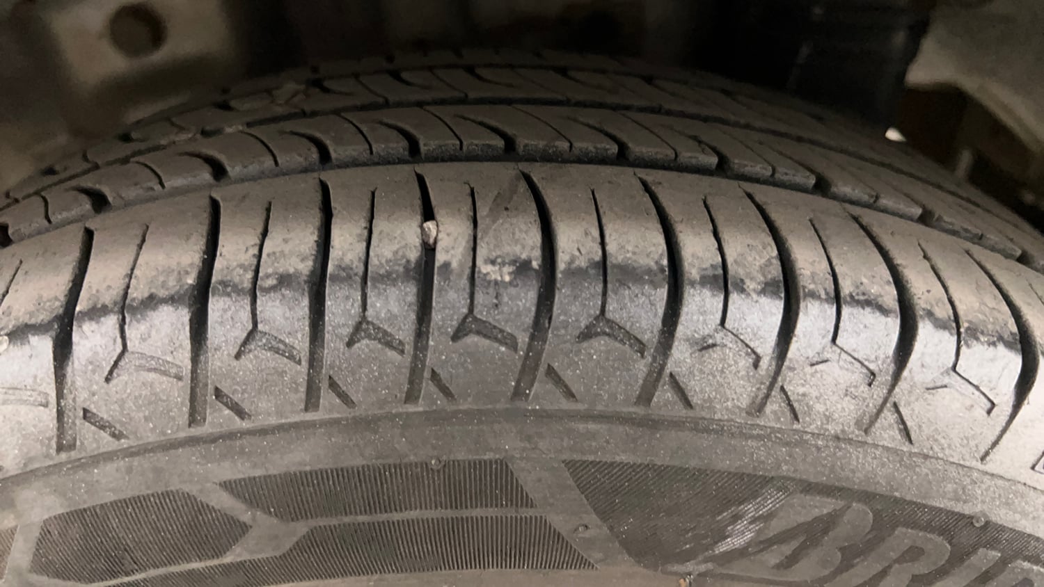 Used 2018 Hyundai Eon Era + Petrol Manual tyres LEFT REAR TYRE TREAD VIEW