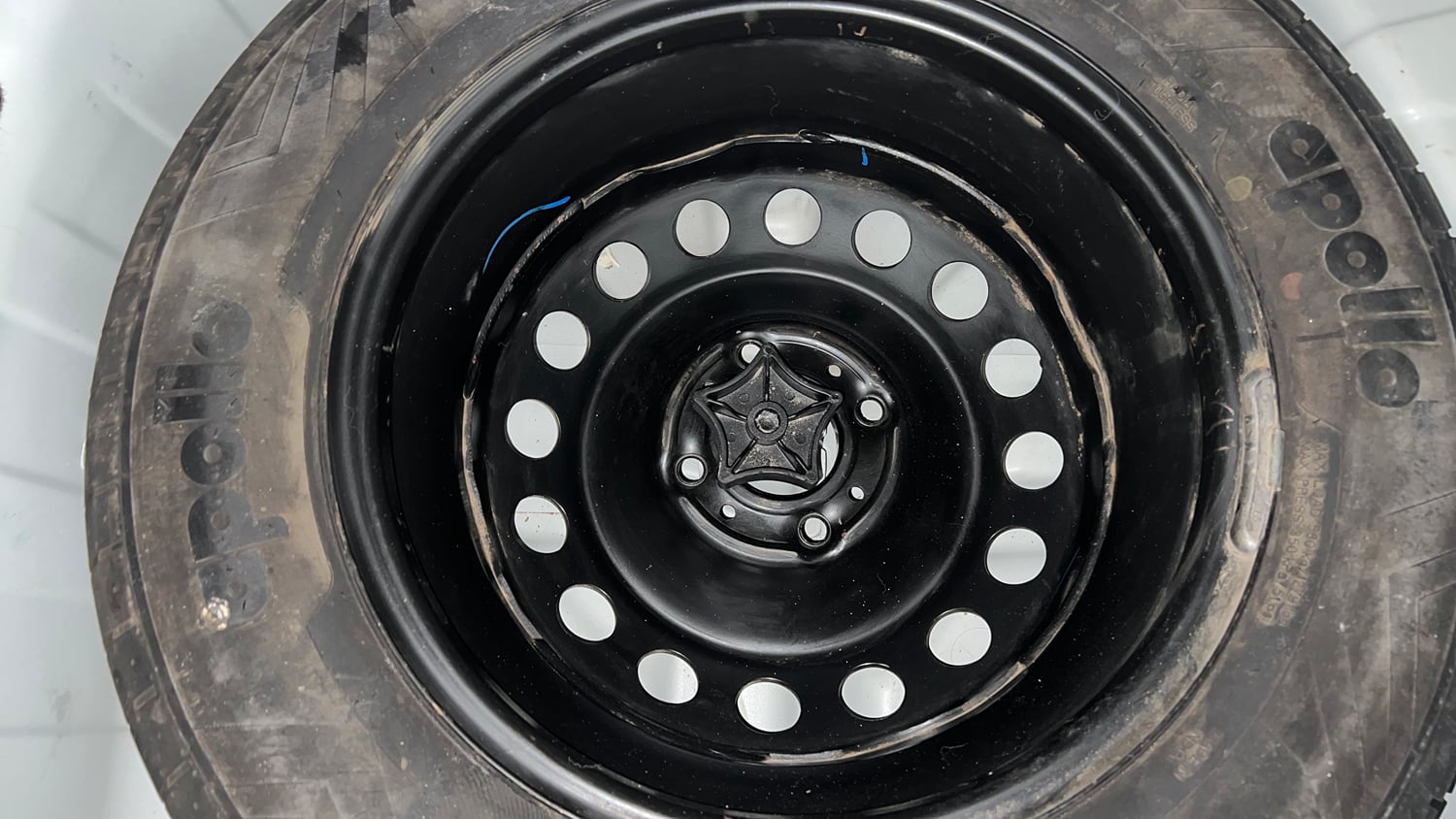 Used 2023 Tata Punch Pure MT Petrol Manual tyres SPARE TYRE VIEW