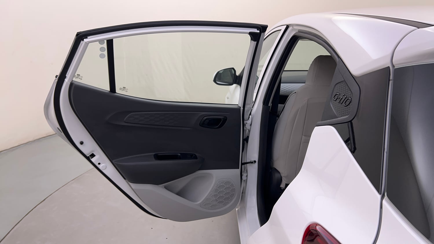 Used 2026 Hyundai Grand i10 Nios Magna 1.2 Kappa Petrol Manual interior LEFT REAR DOOR OPEN VIEW