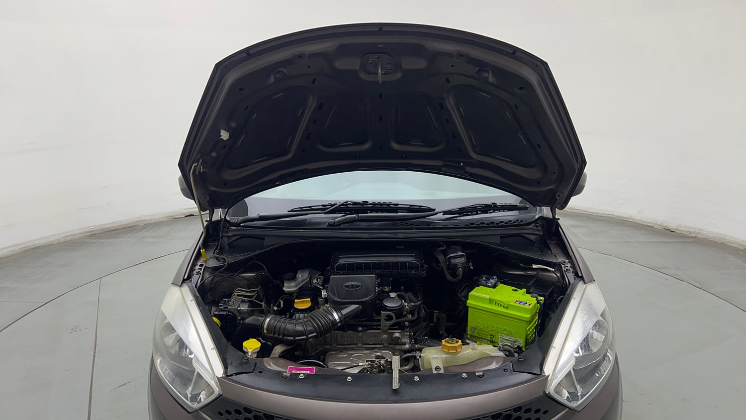 Used 2019 Tata Tiago Revotron XT Petrol Manual engine ENGINE & BONNET OPEN FRONT VIEW