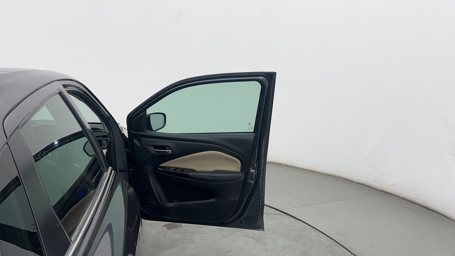 Used 2023 Toyota Glanza V Petrol Manual interior RIGHT FRONT DOOR OPEN VIEW