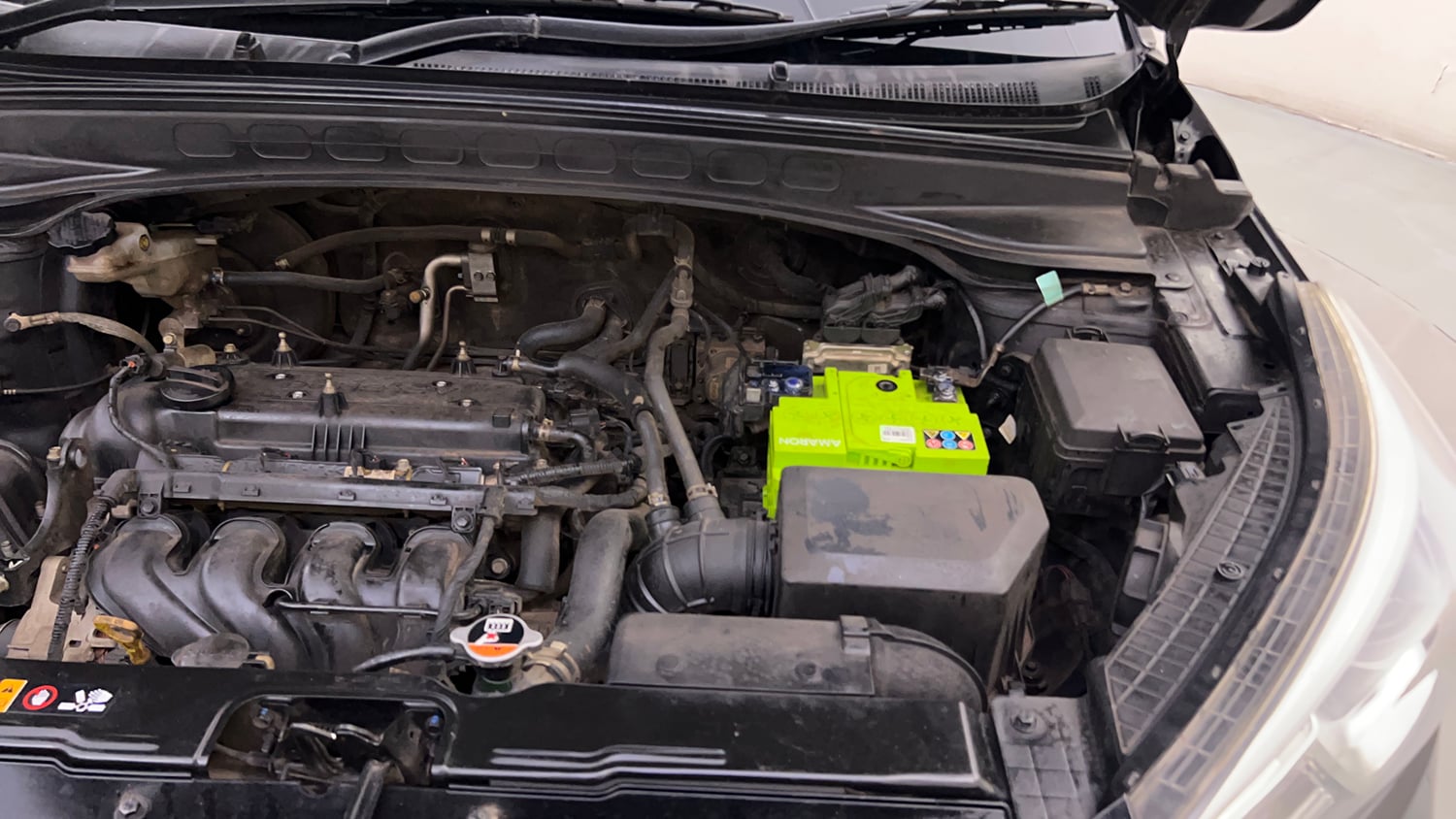 Used 2019 Hyundai Creta SX 1.6 Petrol Petrol Manual engine ENGINE LEFT SIDE HINGE & APRON VIEW