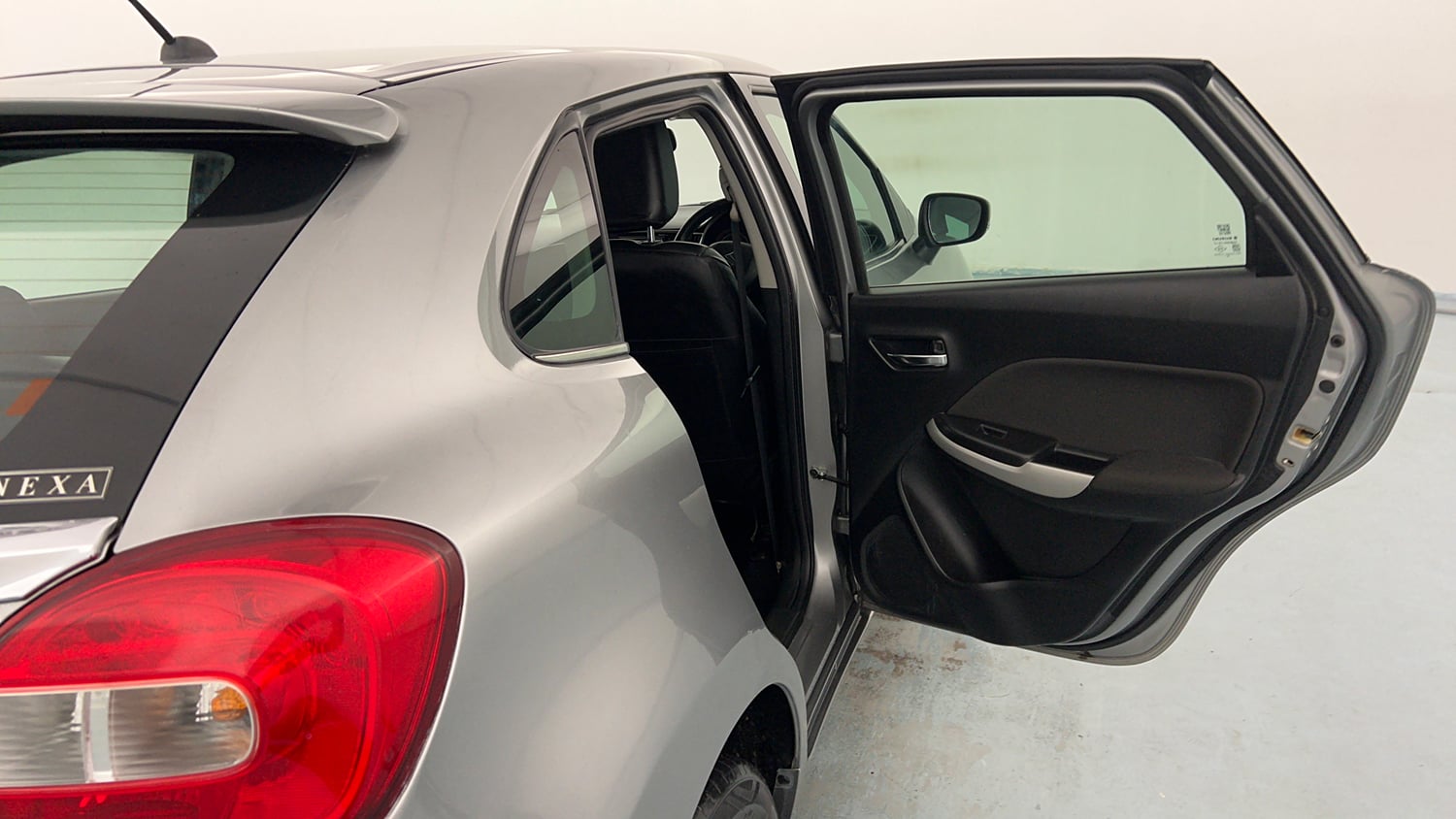 Used 2018 Maruti Suzuki Baleno Zeta 1.2 Petrol Manual interior RIGHT REAR DOOR OPEN VIEW