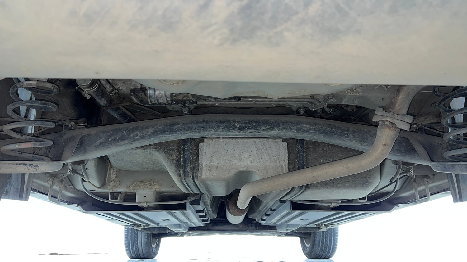 Used 2021 maruti-suzuki Vitara Brezza ZXi Plus Petrol Manual extra REAR UNDERBODY VIEW (TAKEN FROM REAR)