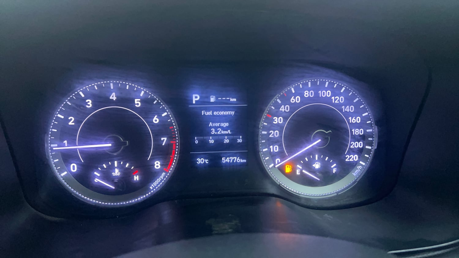 Used 2021 Hyundai Venue SX Plus 1.0 Turbo DCT Petrol Automatic interior CLUSTERMETER VIEW