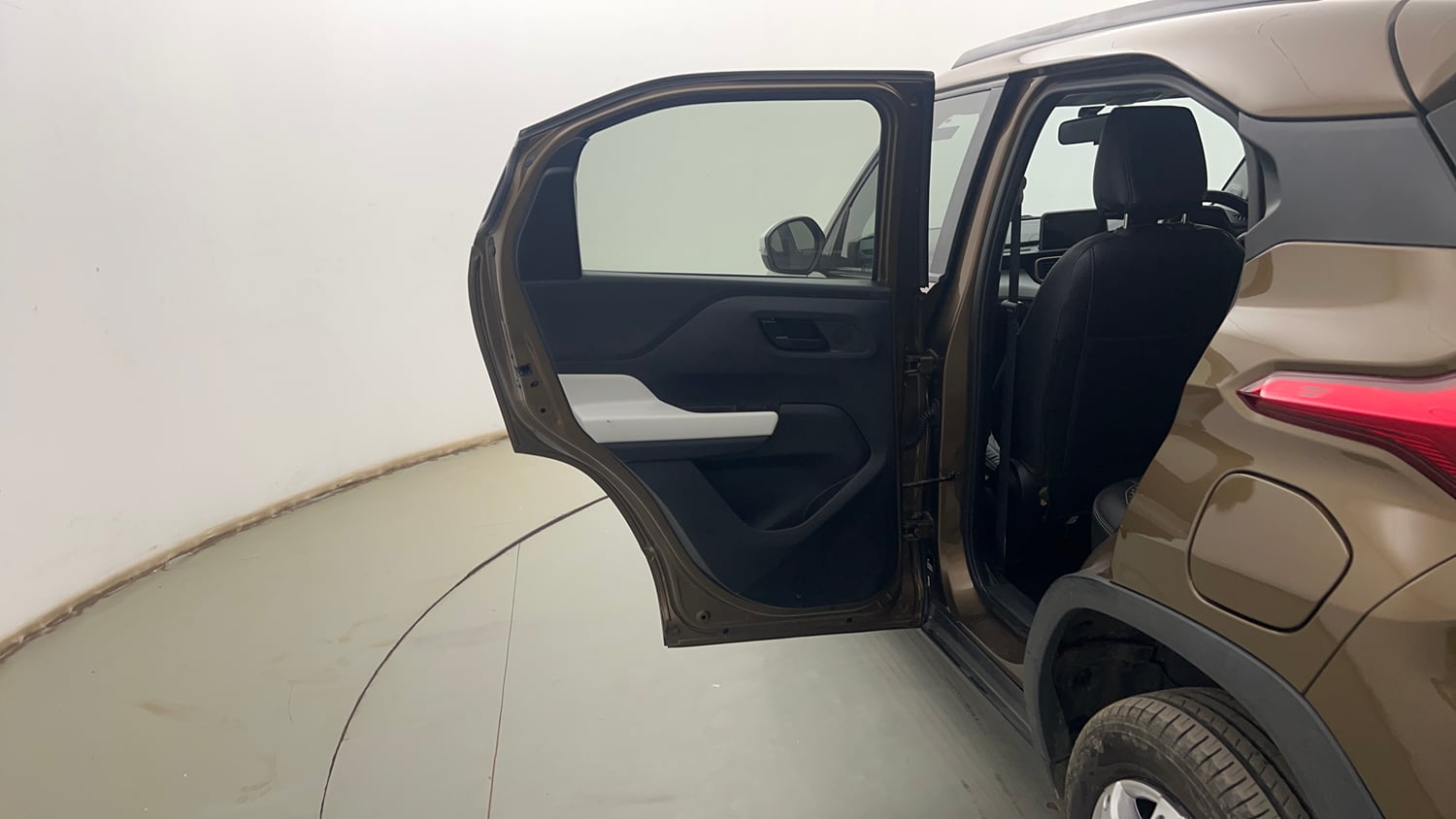 Used 2022 Tata Punch Accomplished AMT Petrol Automatic interior LEFT REAR DOOR OPEN VIEW