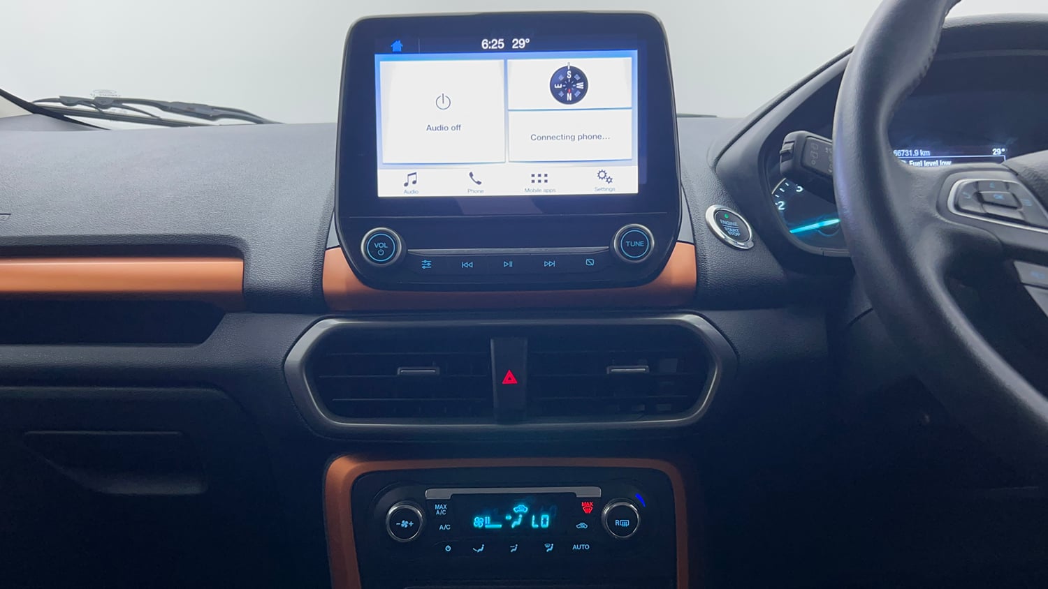 Used 2021 Ford EcoSport S MT 1.5 Ti-VCT Petrol Manual interior MUSIC SYSTEM & AC CONTROL VIEW