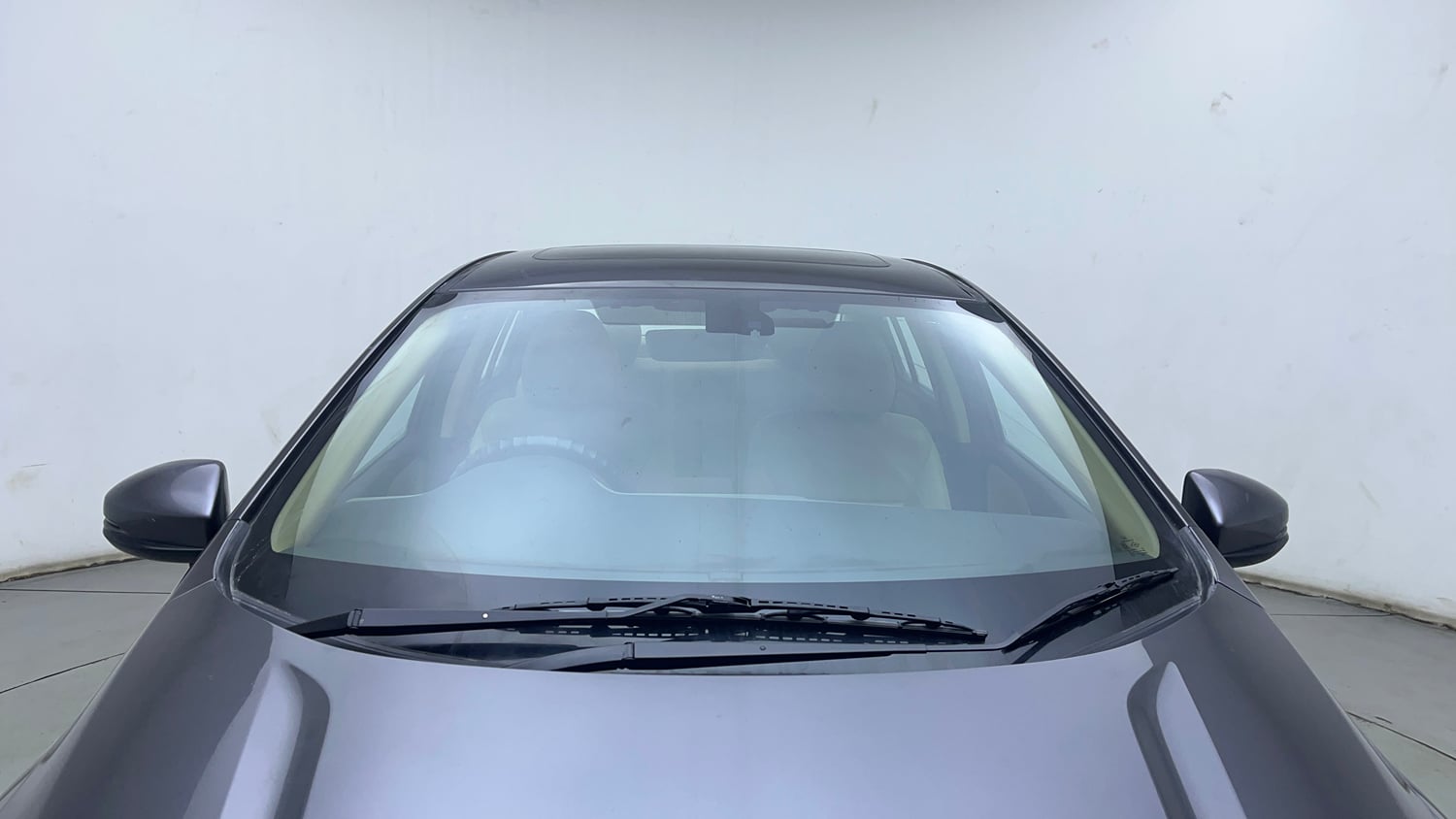 Used 2017 Honda City ZX CVT Petrol Petrol Automatic exterior FRONT WINDSHIELD VIEW