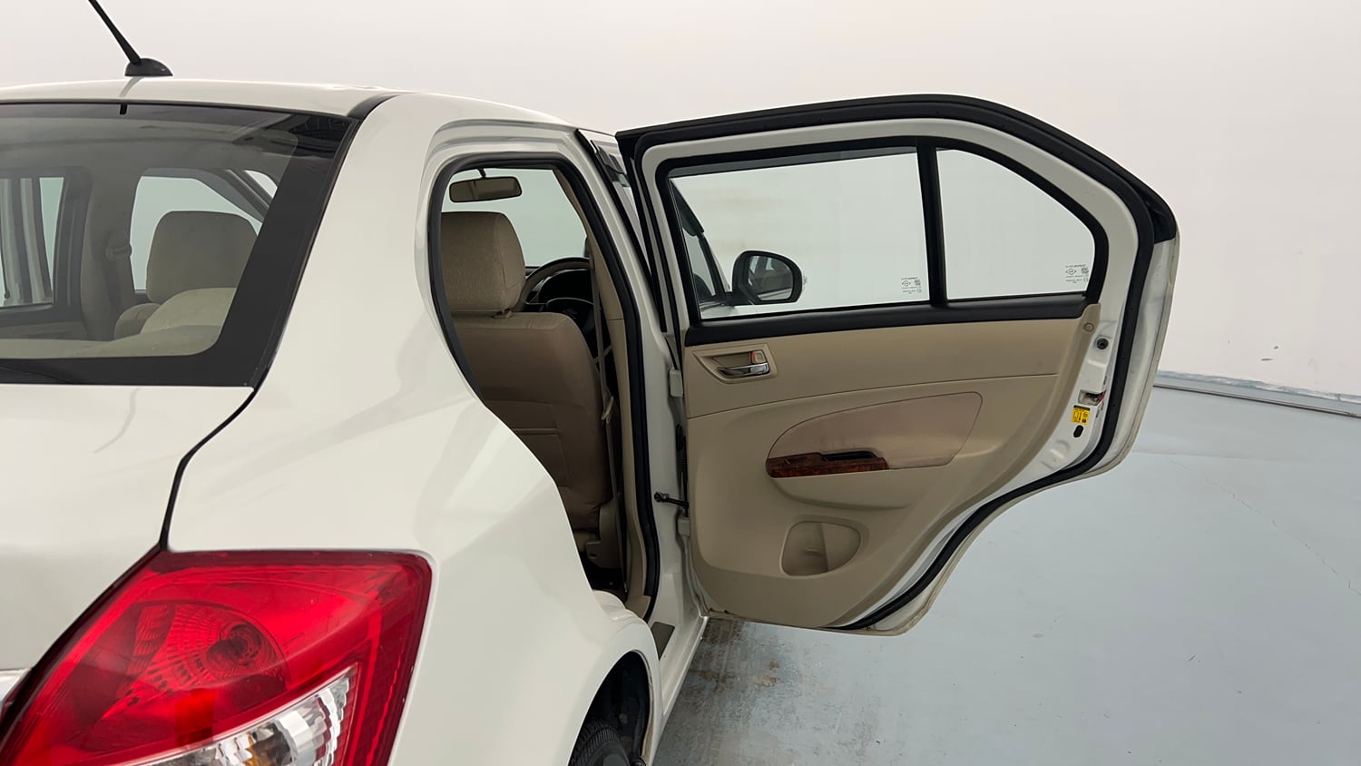 Used 2016 Maruti Suzuki Swift Dzire VDI Diesel Manual interior RIGHT REAR DOOR OPEN VIEW