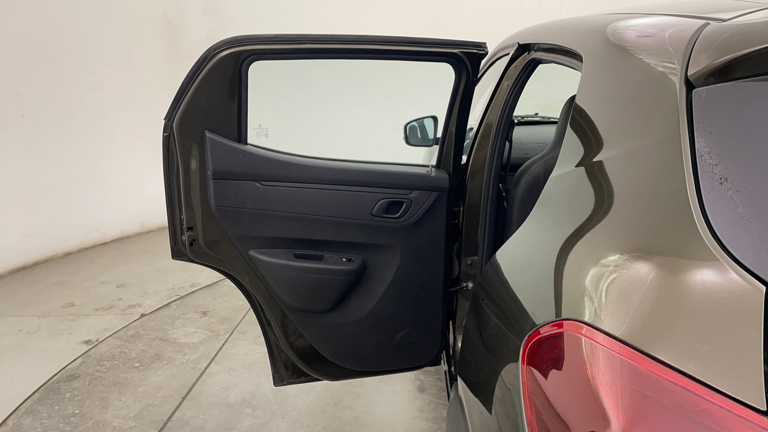 Used 2023 Renault Kwid RXT 1.0 Petrol Manual interior LEFT REAR DOOR OPEN VIEW