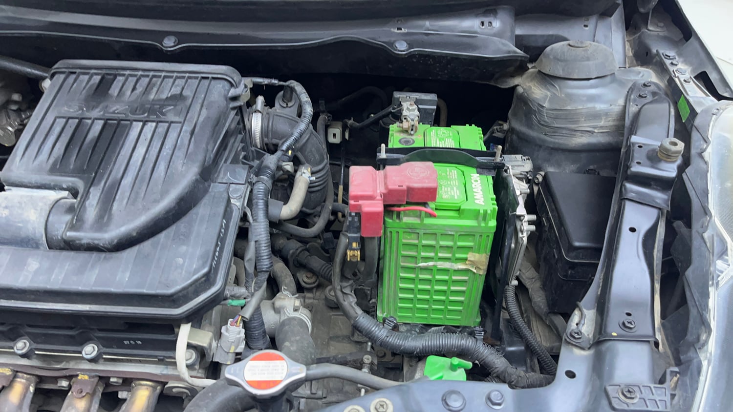 Used 2015 Maruti Suzuki Swift Dzire ZXI Petrol Manual engine ENGINE LEFT SIDE VIEW