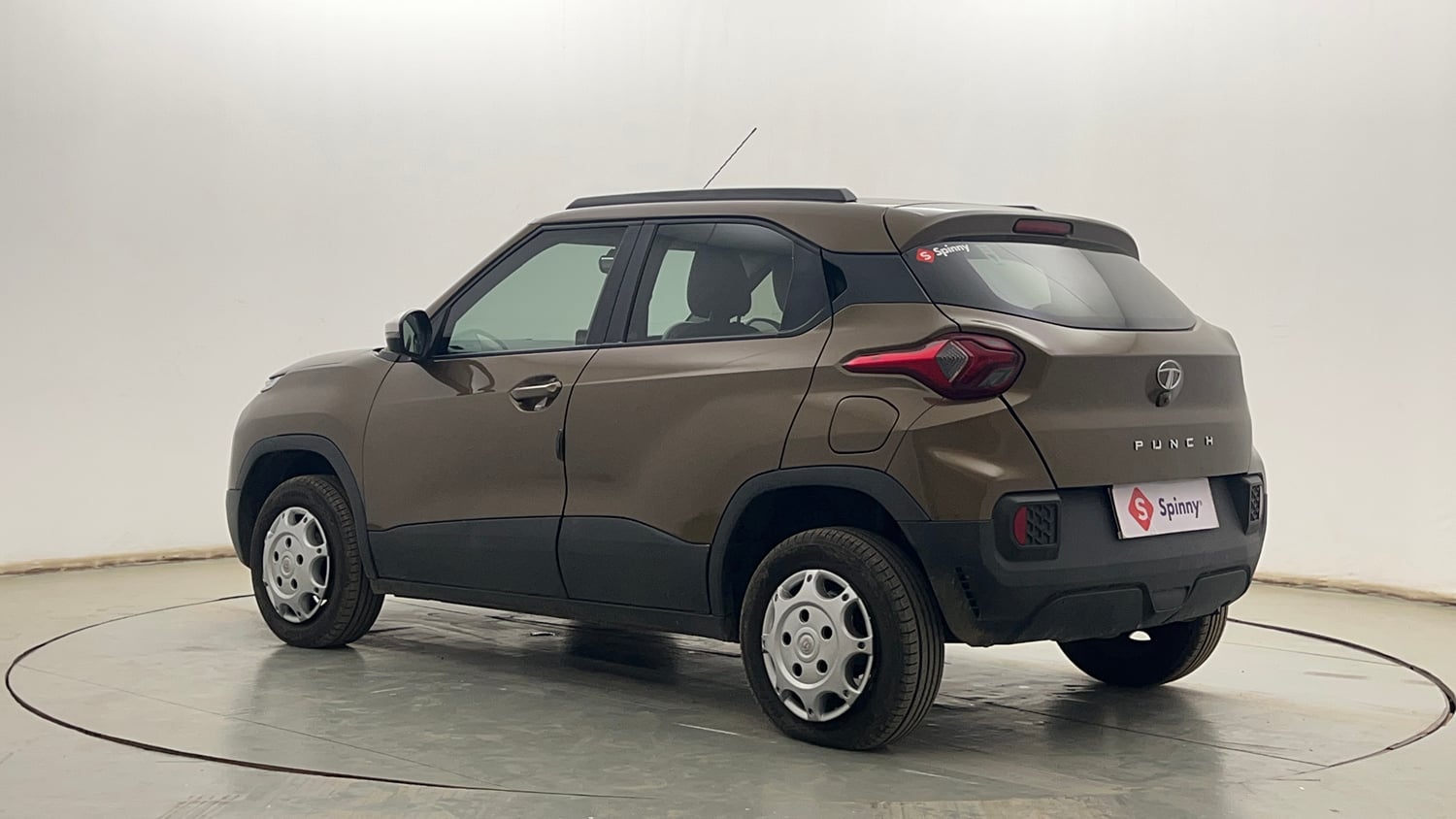 Used 2022 Tata Punch Accomplished AMT Petrol Automatic exterior LEFT REAR CORNER VIEW