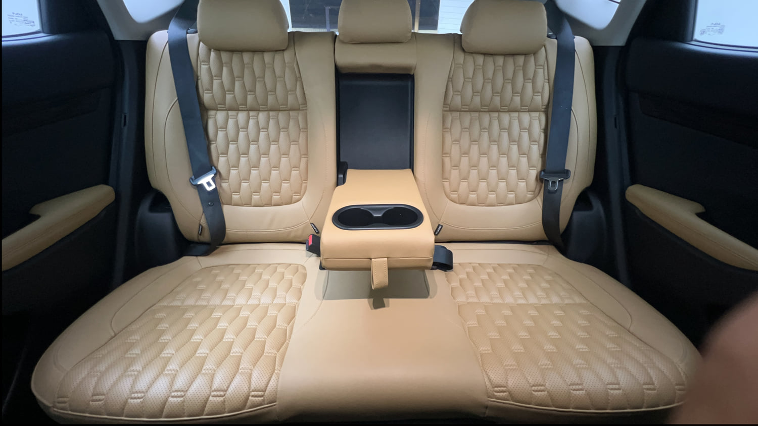 Used 2022 Kia Seltos HTX Plus 1.5 Diesel Diesel Manual interior REAR SEAT CONDITION VIEW