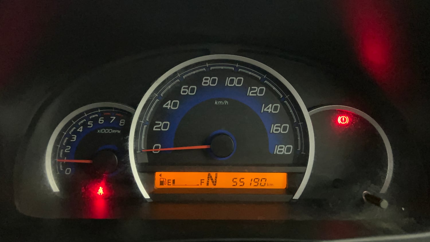 Used 2019 Maruti Suzuki Wagon R 1.0 VXI AMT Petrol Automatic interior CLUSTERMETER VIEW