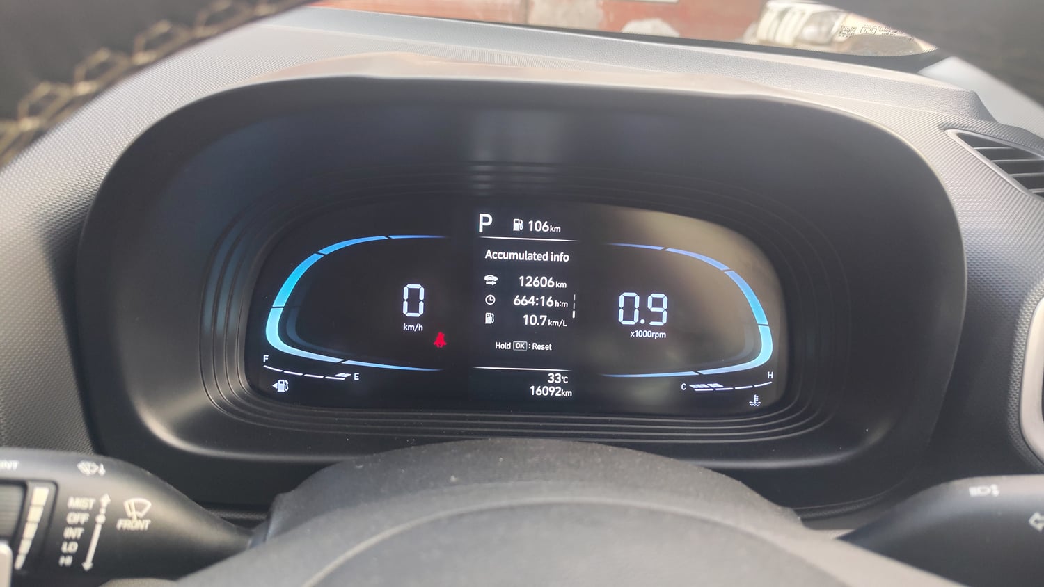 Used 2023 Hyundai Venue S (O) 1.0 Turbo DCT Petrol Automatic interior CLUSTERMETER VIEW