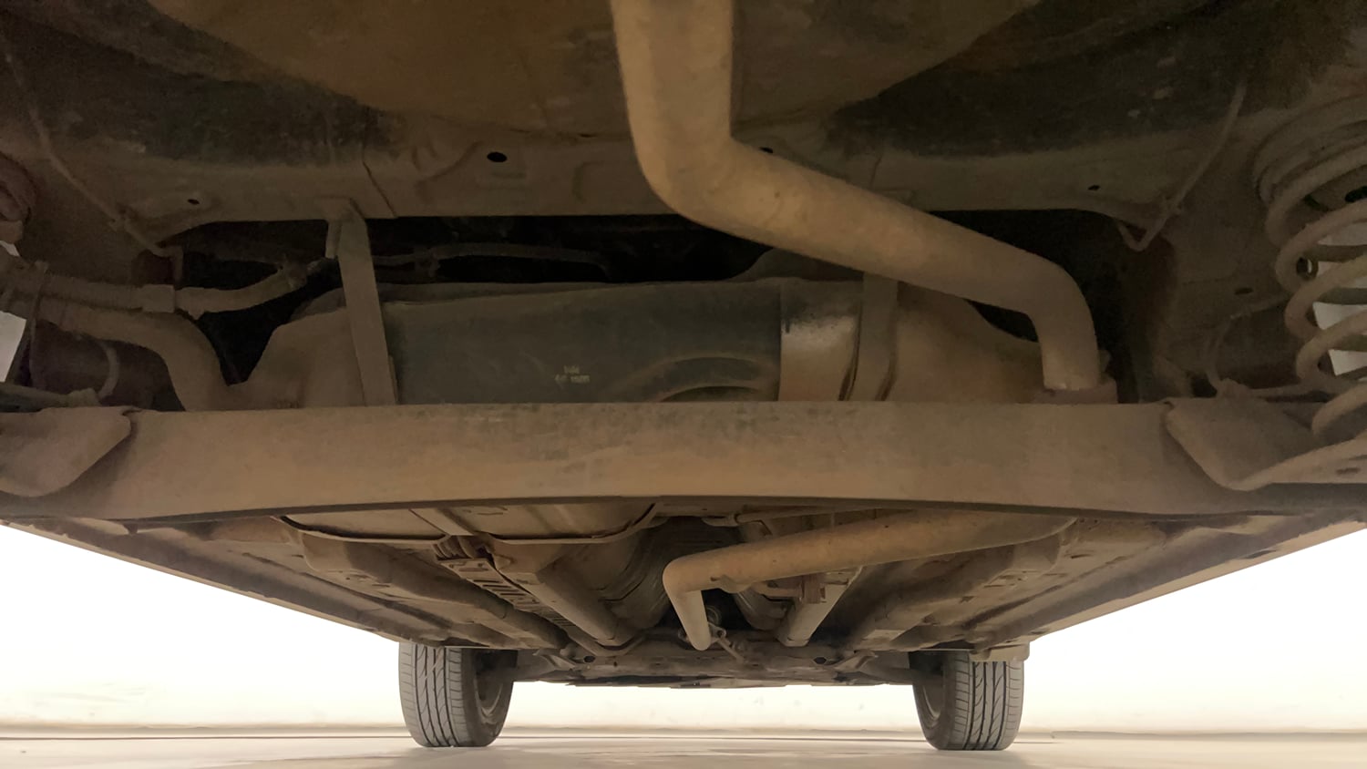 Used 2018 Hyundai Creta SX 1.6 CRDI (O) Diesel Manual extra REAR UNDERBODY VIEW (TAKEN FROM REAR)