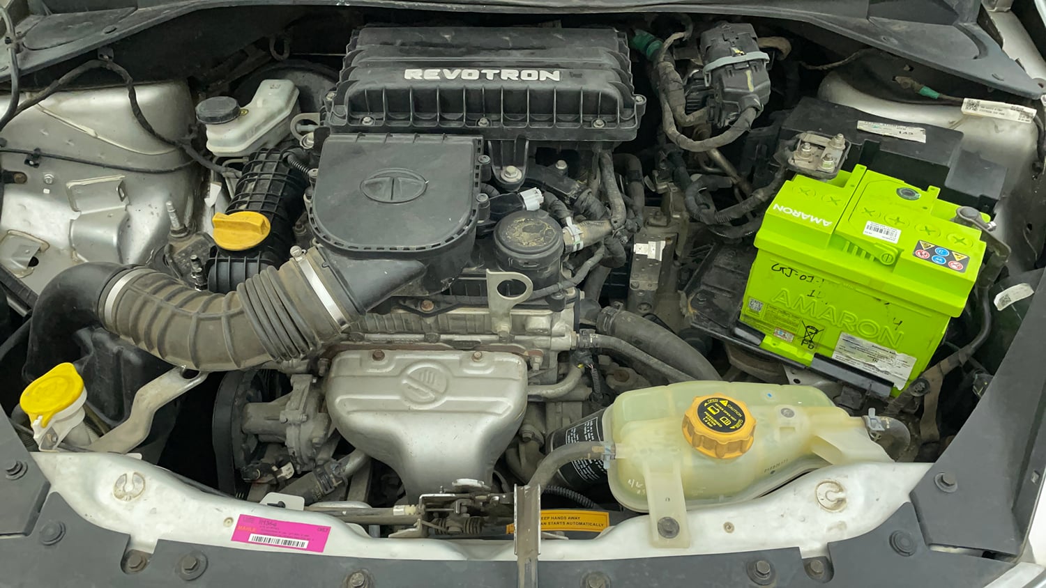 Used 2017 Tata Tiago Revotron XTA Petrol Automatic engine ENGINE LEFT SIDE VIEW