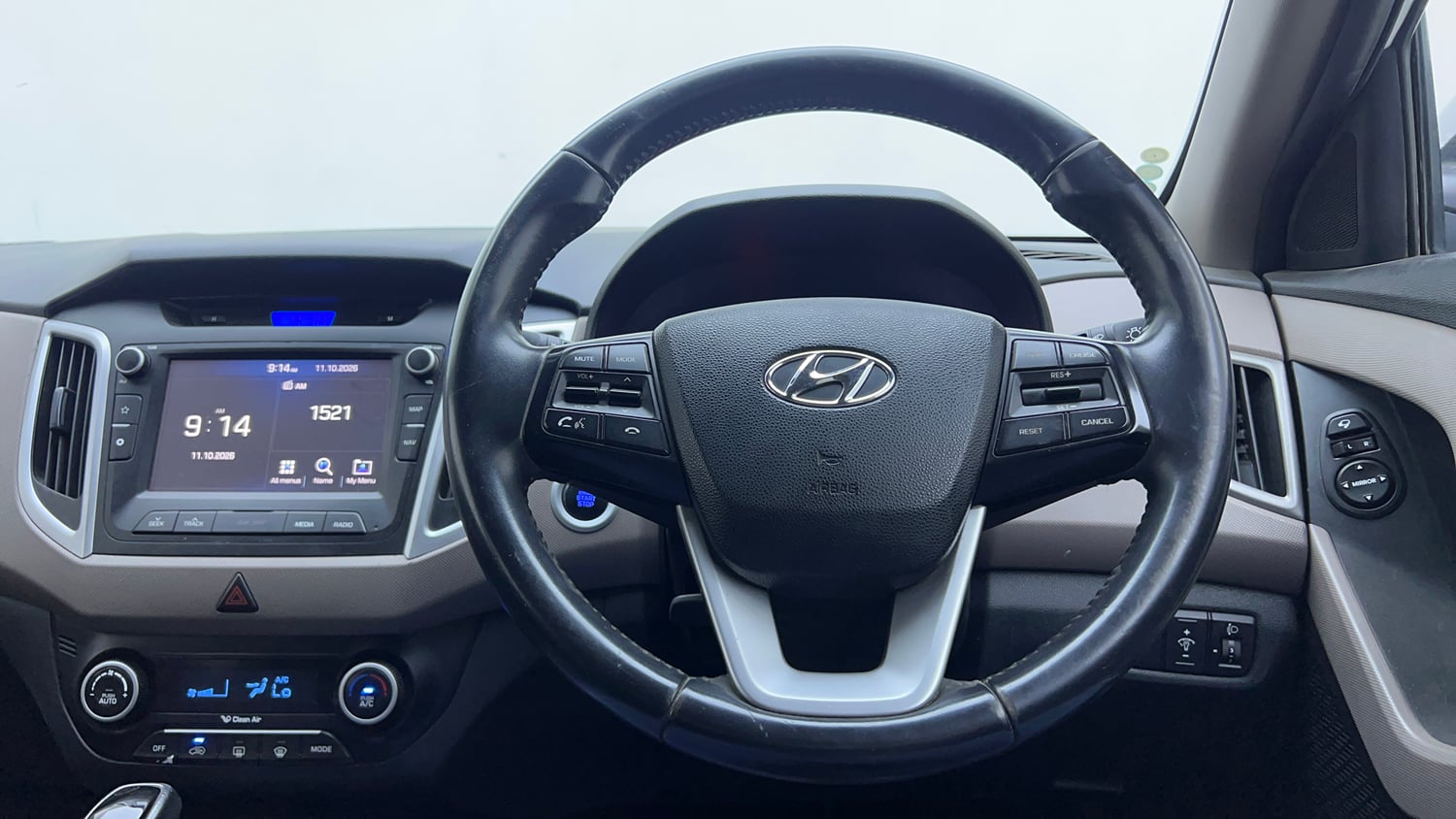 Used 2018 Hyundai Creta SX 1.6 AT Petrol Petrol Automatic interior STEERING VIEW