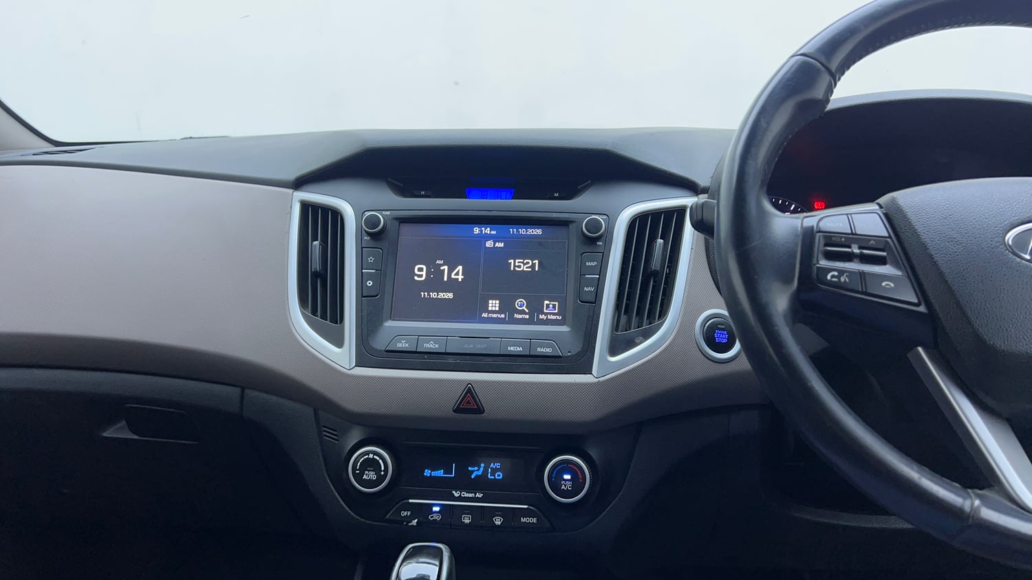 Used 2018 Hyundai Creta SX 1.6 AT Petrol Petrol Automatic interior MUSIC SYSTEM & AC CONTROL VIEW