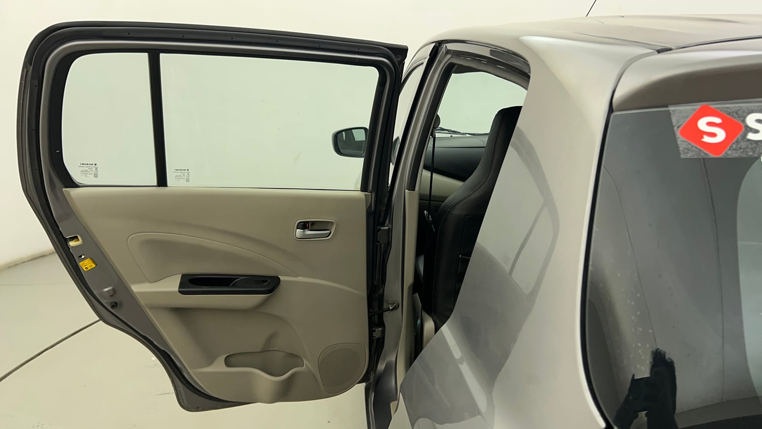 Used 2016 Maruti Suzuki Celerio VXi AMT Petrol Automatic interior LEFT REAR DOOR OPEN VIEW