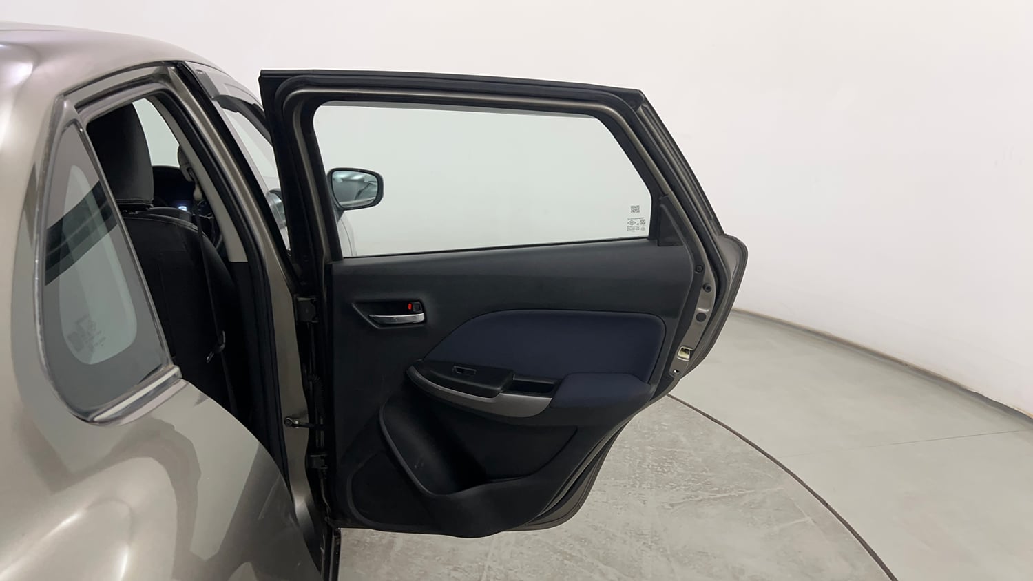 Used 2020 Maruti Suzuki Baleno Zeta Petrol Manual interior RIGHT REAR DOOR OPEN VIEW