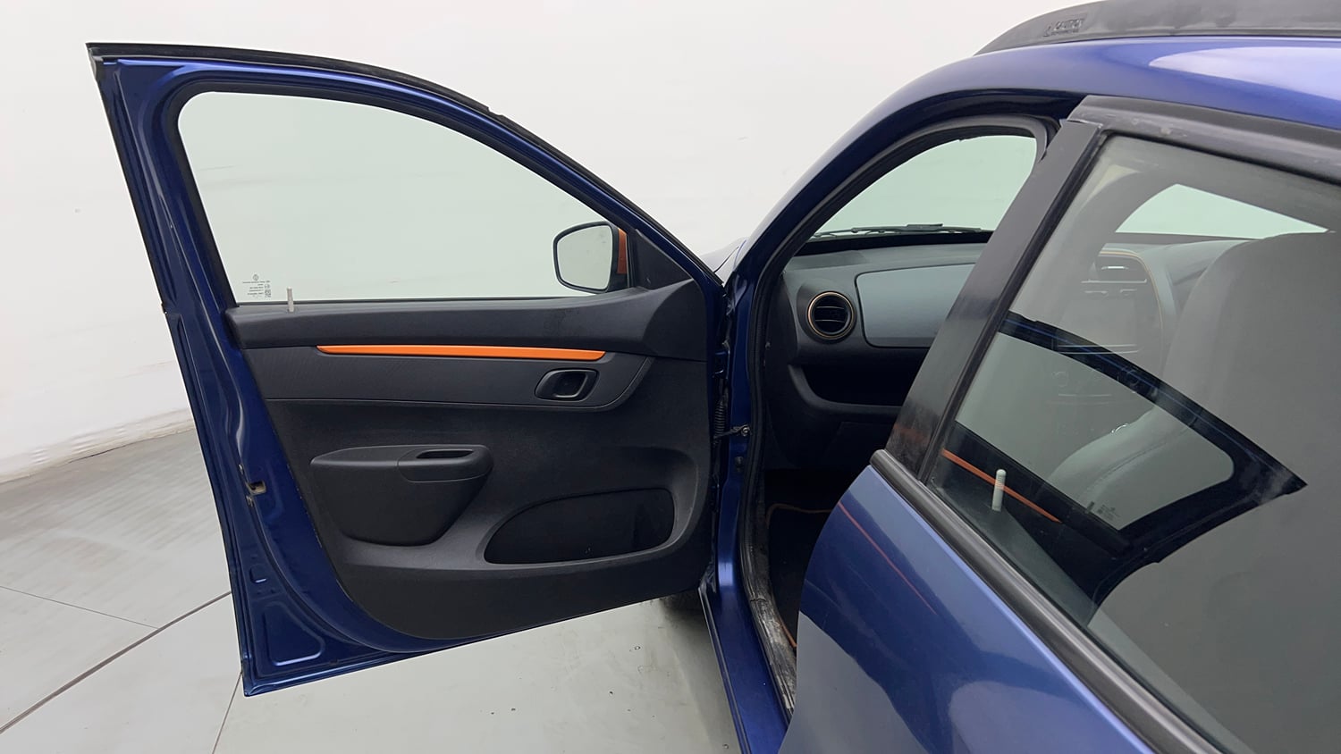 Used 2017 Renault Kwid CLIMBER 1.0 AMT Petrol Automatic interior LEFT FRONT DOOR OPEN VIEW