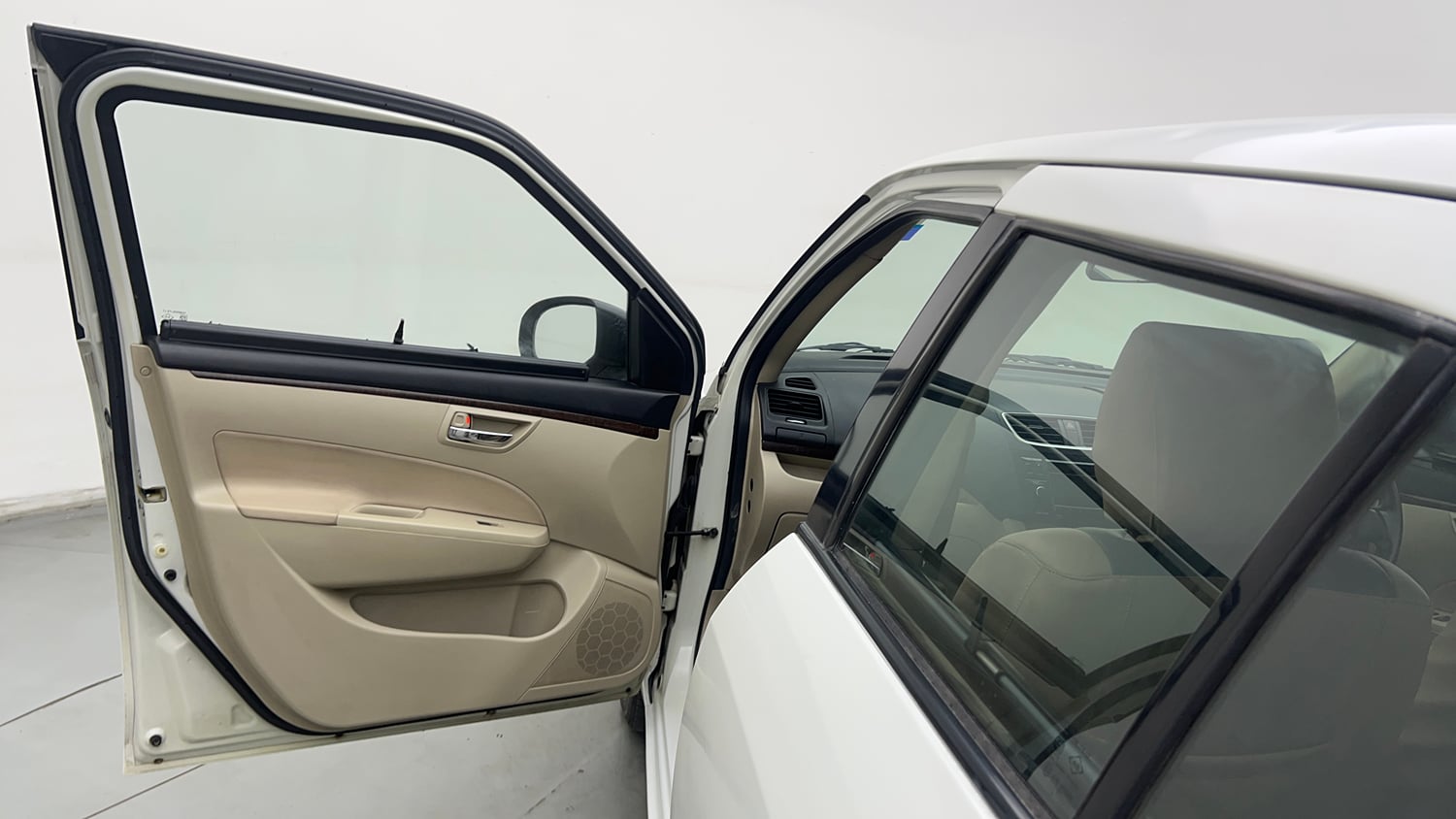 Used 2015 Maruti Suzuki Swift Dzire VXI Petrol Manual interior LEFT FRONT DOOR OPEN VIEW