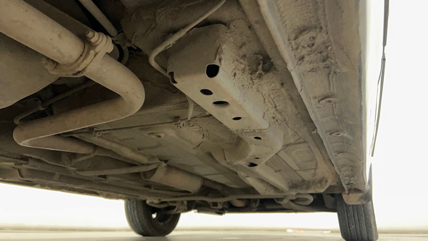 Used 2023 Tata Tiago XM CNG Cng Manual extra REAR RIGHT UNDERBODY VIEW