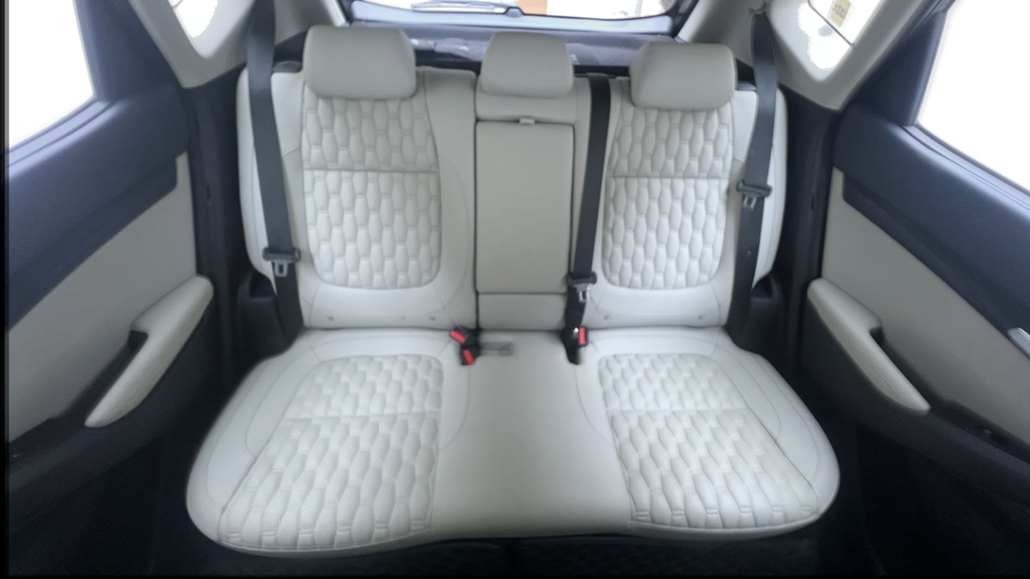 Used 2023 kia Seltos HTX 1.5 IVT Petrol Automatic interior REAR SEAT CONDITION VIEW