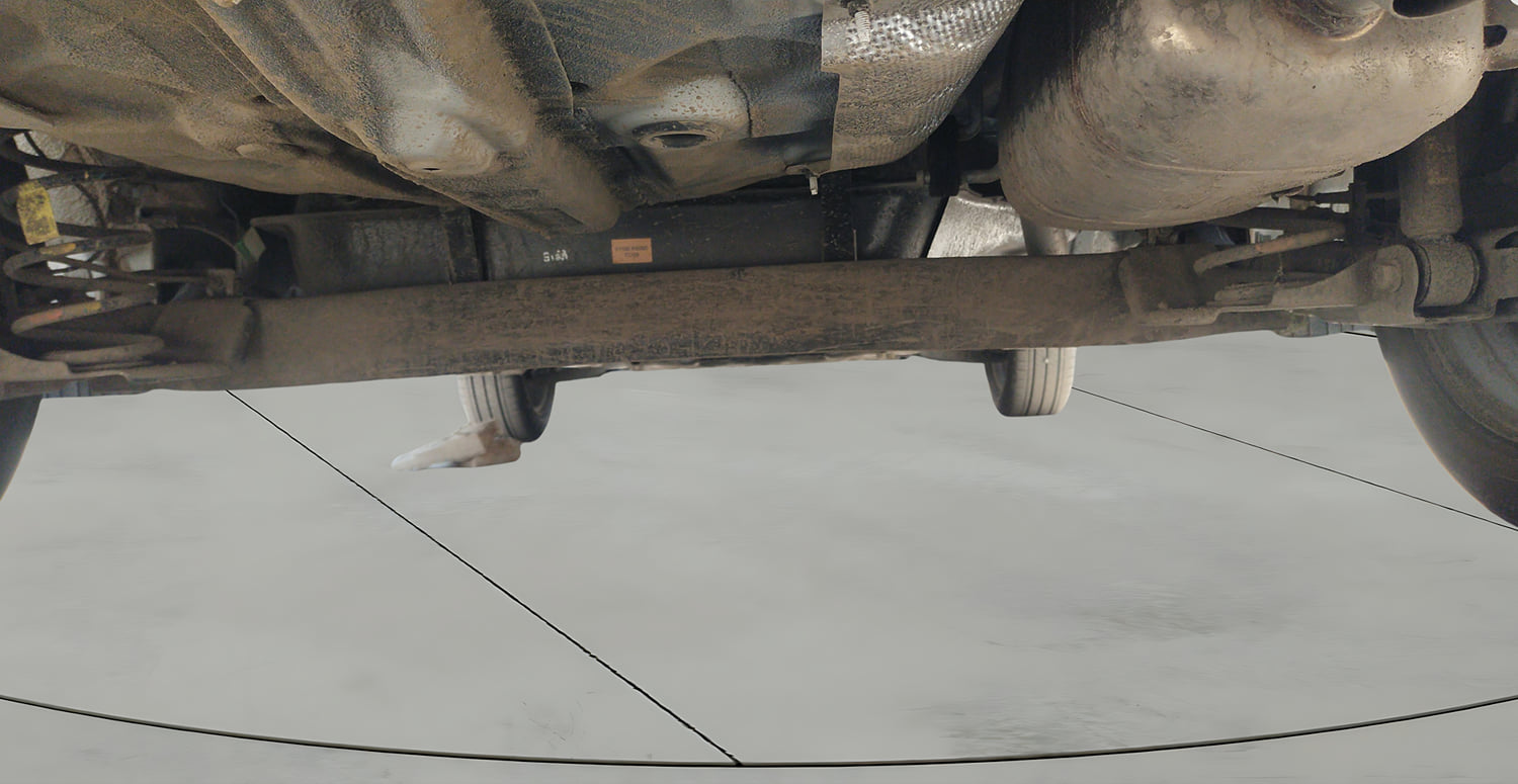 Used 2026 Hyundai Grand i10 Nios Sportz 1.2 Kappa AMT Petrol Automatic extra REAR UNDERBODY VIEW (TAKEN FROM REAR)
