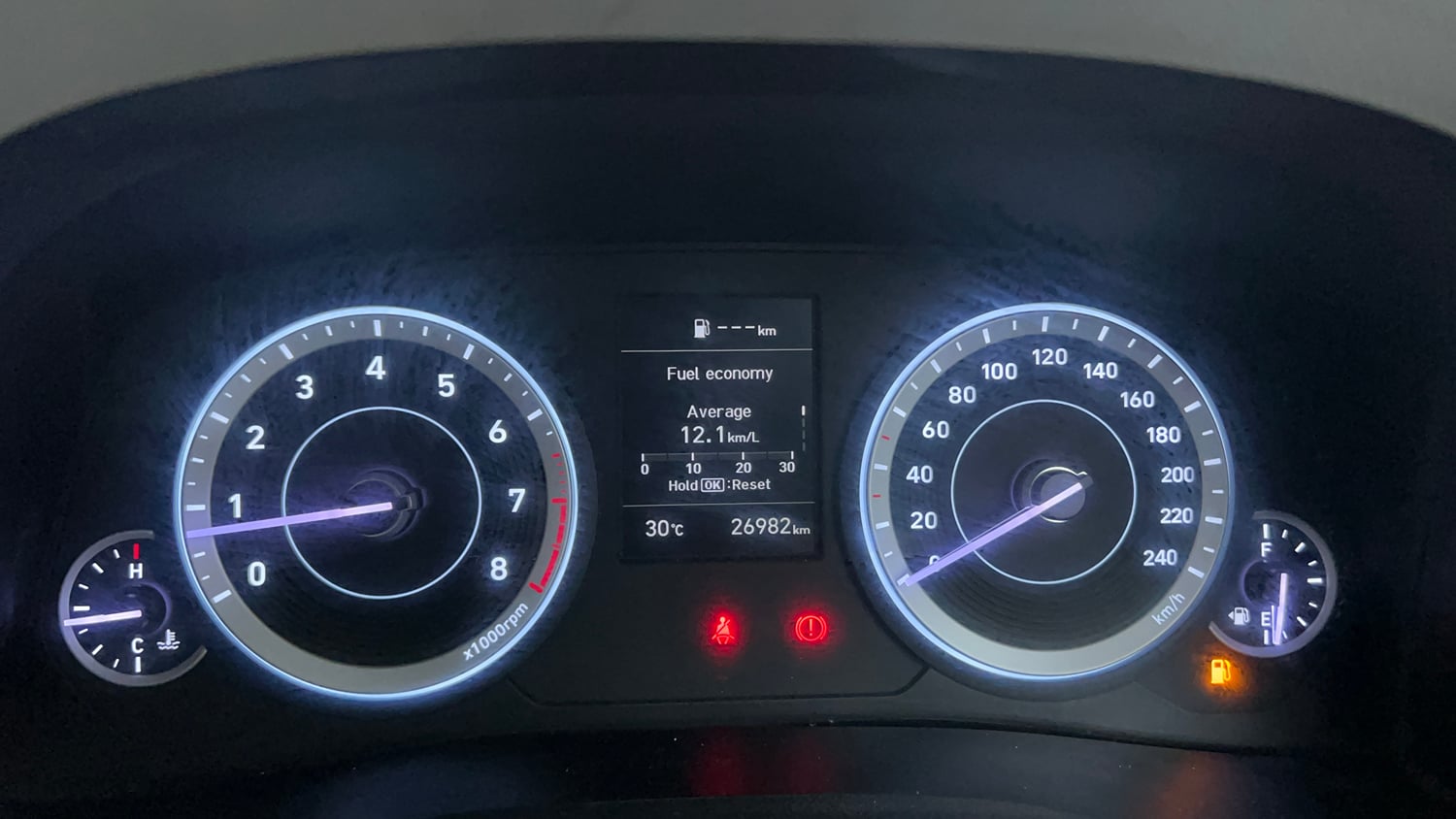 Used 2023 Hyundai Creta SX 1.5 Petrol Executive Petrol Manual interior CLUSTERMETER VIEW