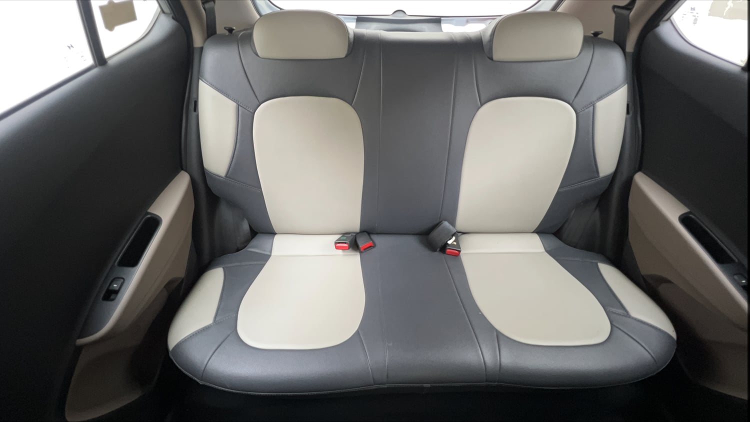 Used 2018 Hyundai Grand i10 Magna 1.2 Kappa VTVT CNG (outside fitted) Cng Manual interior REAR SEAT CONDITION VIEW