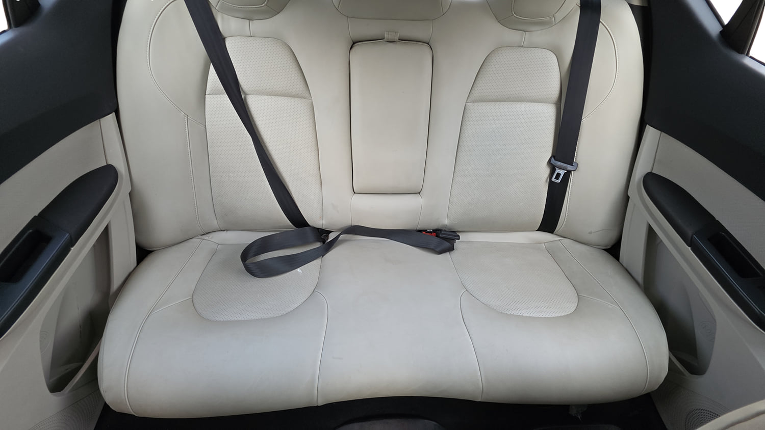 Used 2023 Tata Tigor XZ Plus Leatherette Pack Petrol Manual interior REAR SEAT CONDITION VIEW
