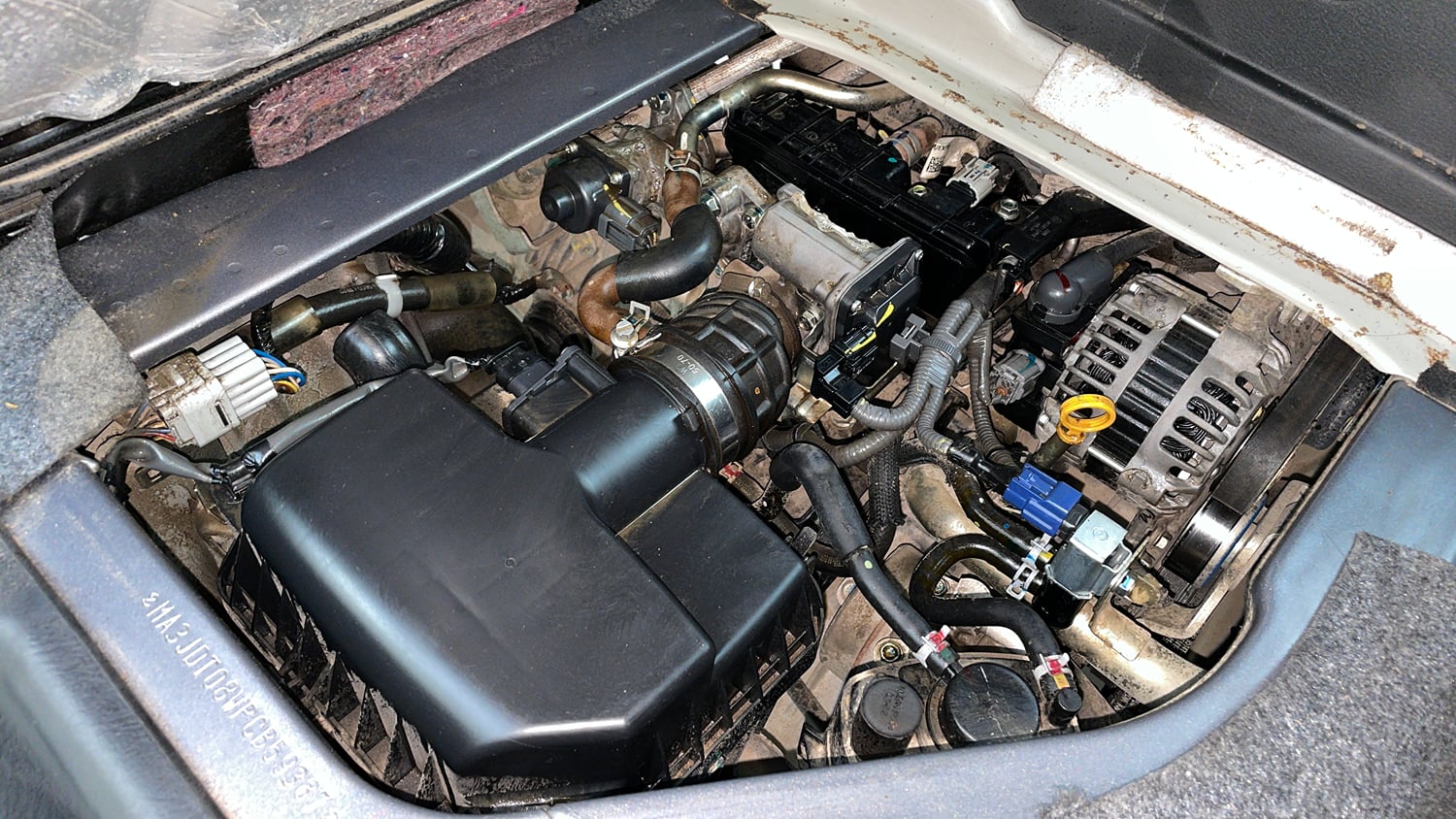 Used 2023 Maruti Suzuki Eeco 5 STR AC Petrol Manual engine ENGINE RIGHT SIDE VIEW