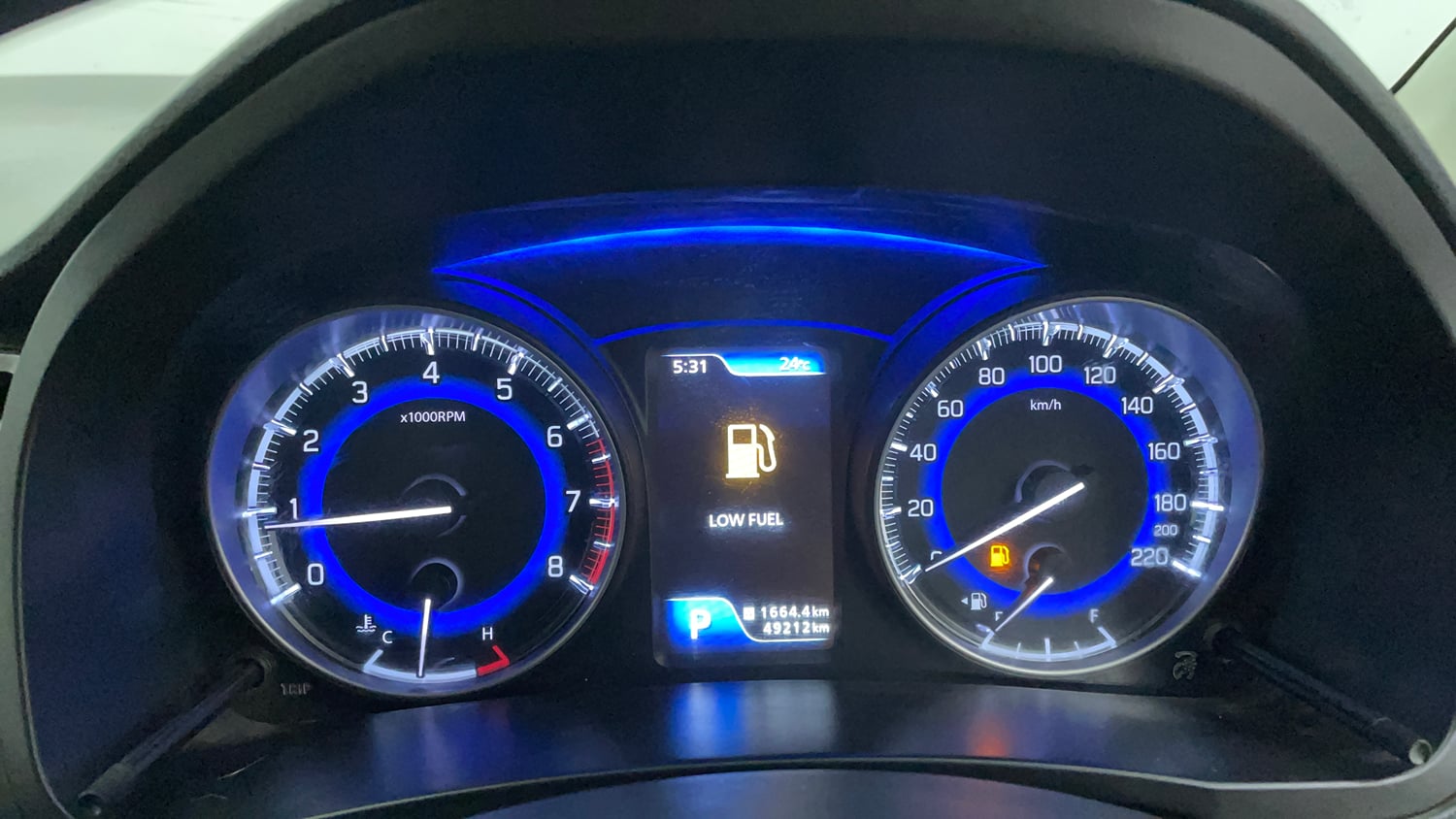 Used 2019 Maruti Suzuki Baleno Zeta Automatic Petrol Automatic interior CLUSTERMETER VIEW