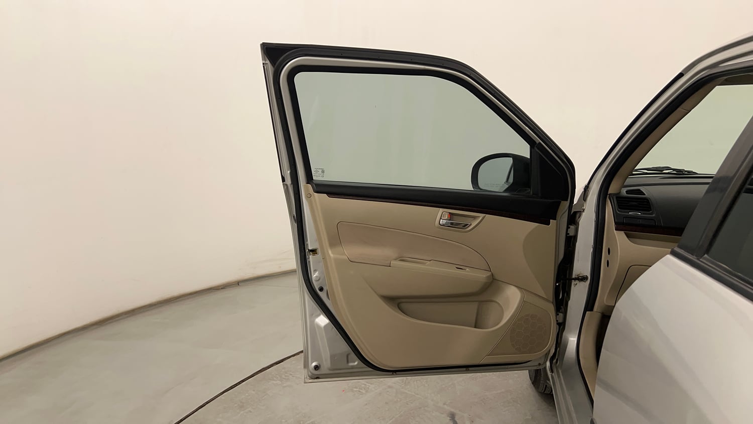 Used 2012 Maruti Suzuki Swift Dzire VXI Petrol Manual interior LEFT FRONT DOOR OPEN VIEW
