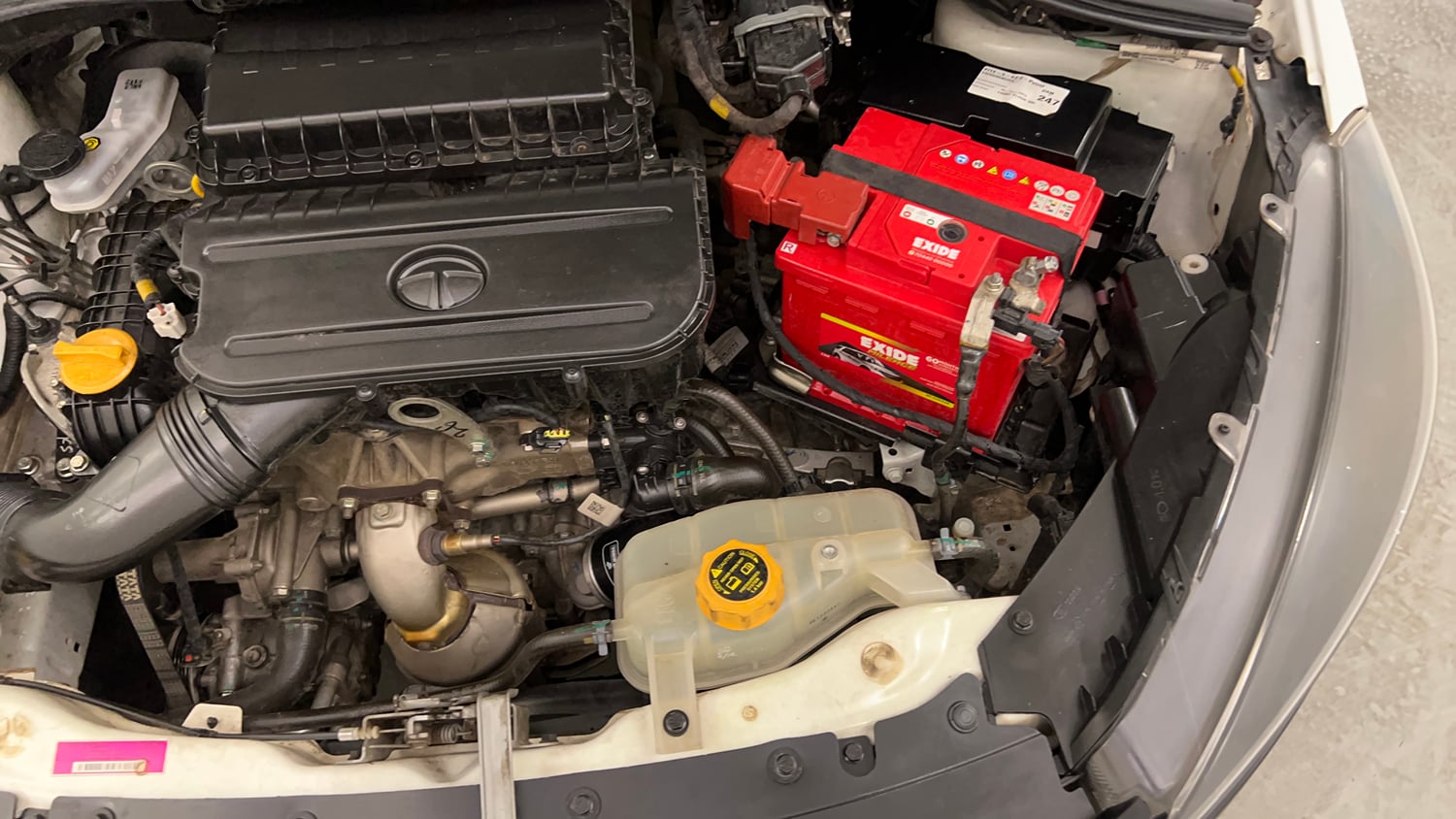 Used 2024 Tata Tigor XZ Petrol Manual engine ENGINE LEFT SIDE VIEW